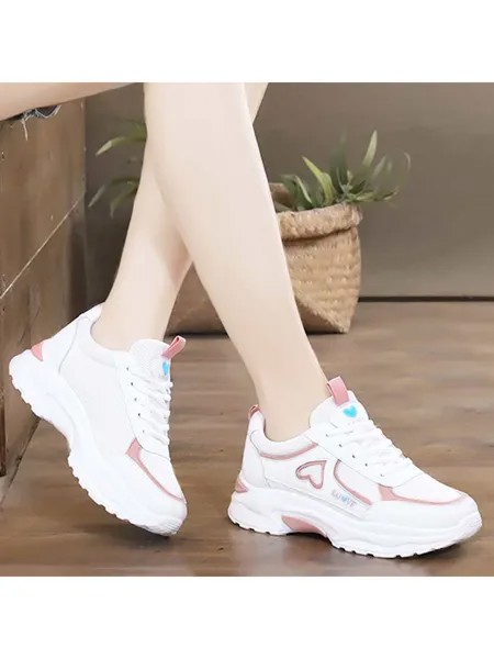 Кроссовки SHEIN, розовый