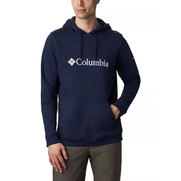 Толстовка CSC Basic Logo II Hoodie Мужская - синий COLUMBIA, цвет blau