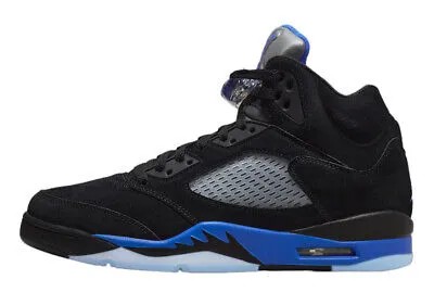 Мужские кроссовки Jordan 5 Retro Racer Blue Black/Racer Blue (CT4838 004)