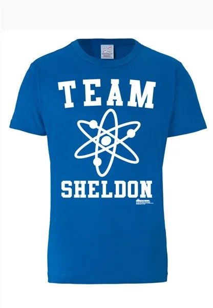 Футболка Logoshirt s TBBT – Team Sheldon, синий
