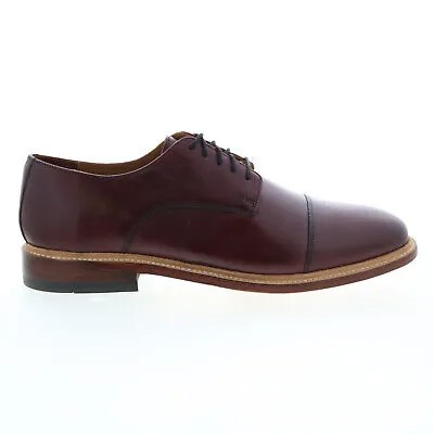 Florsheim Annuity Оксфорды мужские бордовые кожаные оксфорды с закрытым носком