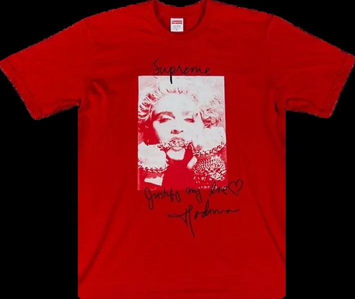 Футболка Supreme Madonna T-Shirt 'Red', красный