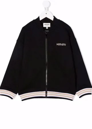 Kenzo Kids бомбер с вышитым логотипом