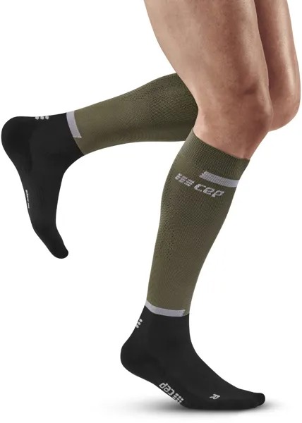 Носки Run Compression Tall 4.0 — мужские CEP, зеленый