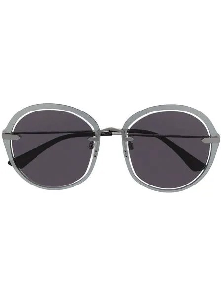 MCQ многослойные солнцезащитные очки с круглой оправе