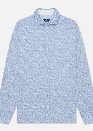Мужская рубашка Hackett Palmtree Print, цвет голубой, размер S