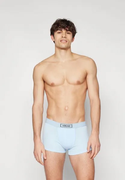 Трусы SHORT TRUNK TEX RIBBED Versace, светло-синий