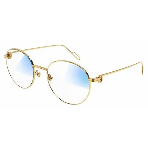 Солнцезащитные очки Cartier, для женщин, золотой