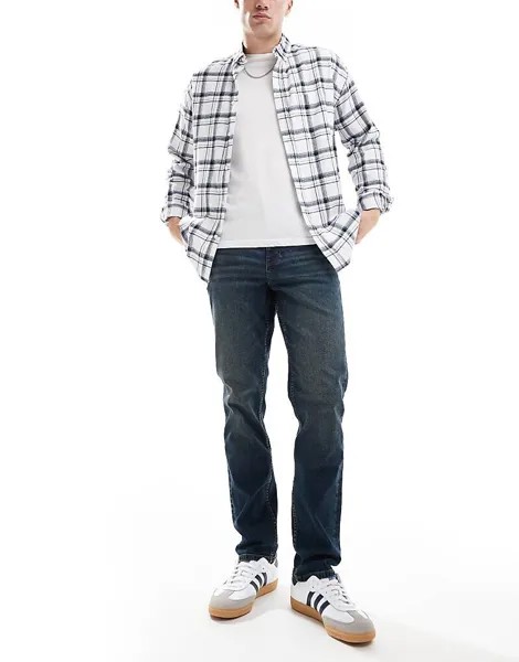 Темные джинсы скинни ASOS DESIGN с оттенком