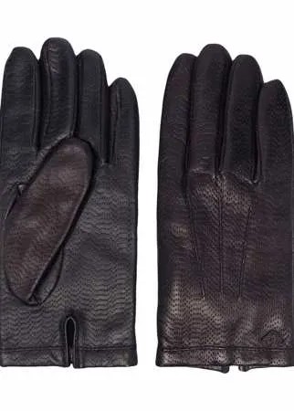 Emporio Armani перчатки с перфорацией