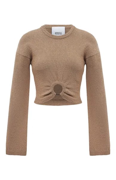 Хлопковый пуловер Erika Cavallini