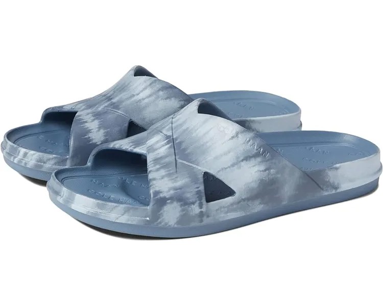 Сандалии Cole Haan Findra Pool Slide, цвет China Blue Ikat