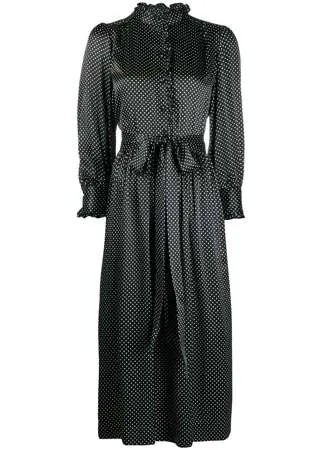 Marc Jacobs платье-рубашка с узором в горох