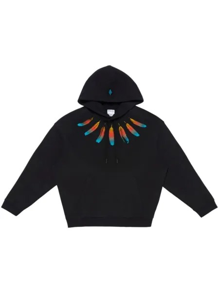 Marcelo Burlon County of Milan худи Collar Feathers, черный