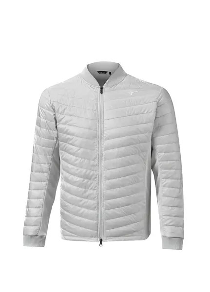 Серая спортивная куртка Move Warmer Mizuno, серебряный