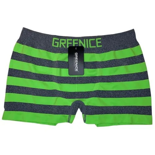 Трусы GREENICE, размер XL/XXL, зеленый, серый