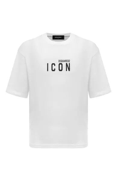 Хлопковая футболка Icon Dsquared2