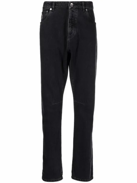 Brunello Cucinelli джинсы кроя слим, черный