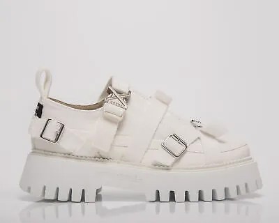 BRONX x CRUÈL Groov-Y Canvas Low Womens Off White Casual Lifestyle Shoes Сапоги