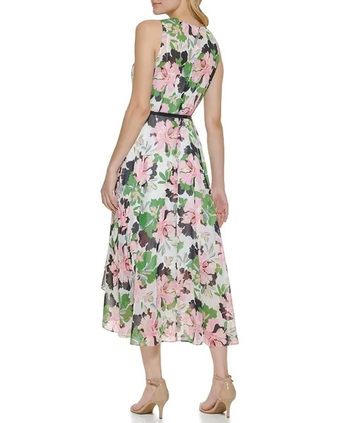 Платье Tommy Hilfiger Woven Maxi Dress, цвет Ivory/Bloom