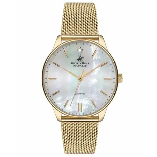 Наручные часы Beverly Hills Polo Club Наручные часы Beverly Hills Polo Club BP3231X.120, белый, золотой