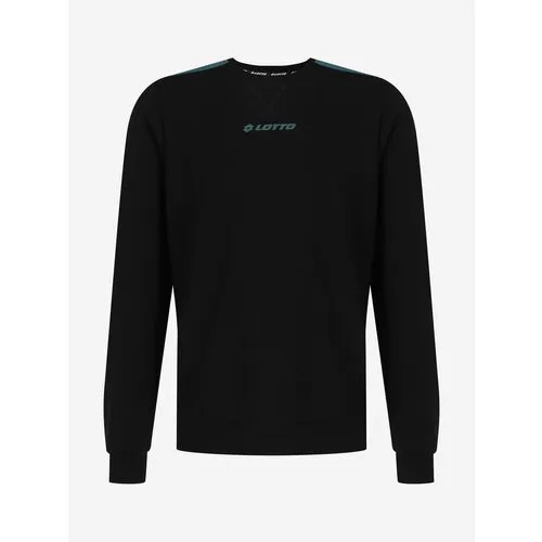 Толстовка Lotto BLOCCO CREWNECK, размер S, черный