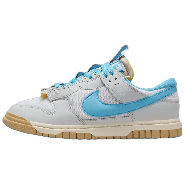 Кроссовки Nike Air Dunk Jumbo Vintage Basketball Shoes Unisex Low-top Slate Blue/White-Tar, синий