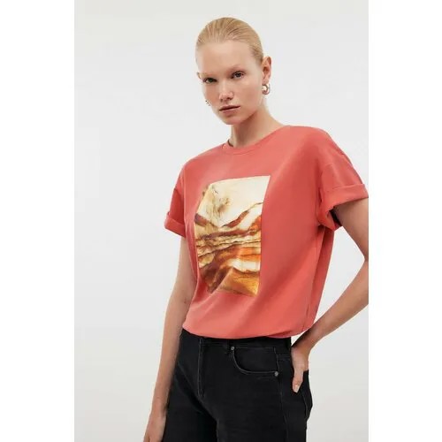 Футболка Baon B2324501, размер XL, Burnt Sienna
