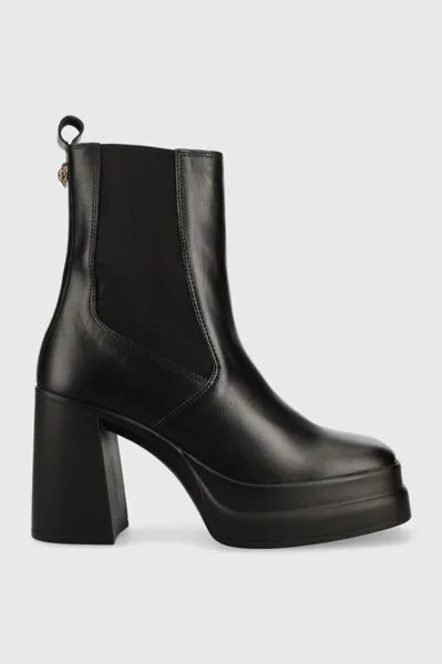 Кожаные ботинки челси STOMP HEELED CHELSEA Kurt Geiger London, черный