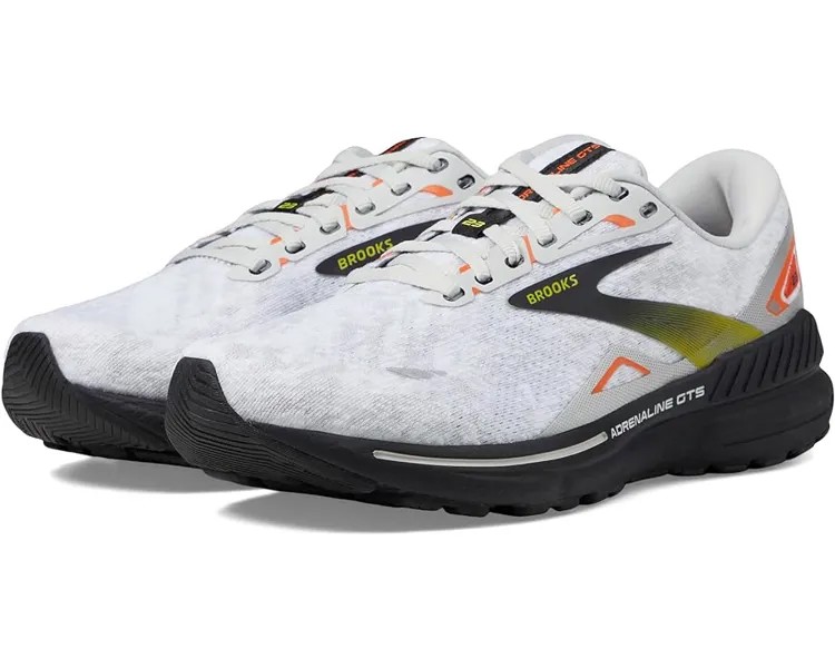 Кроссовки Brooks Adrenaline GTS 23, цвет Oyster/Black/Red Orange