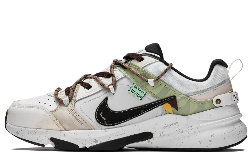 Кроссовки Nike Defy All Day Training Shoes Unisex Low-top Beige/green/black, зеленый
