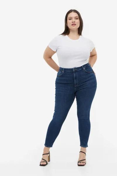 Джинсы женские H&M 1012461010 синие 58 IT (доставка из-за рубежа)