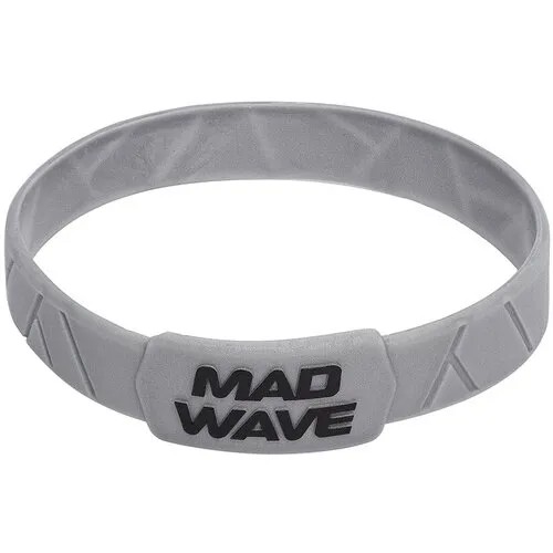 Браслет MAD WAVE, 1 шт., размер 16 см, размер one size, диаметр 5 см, серебристый