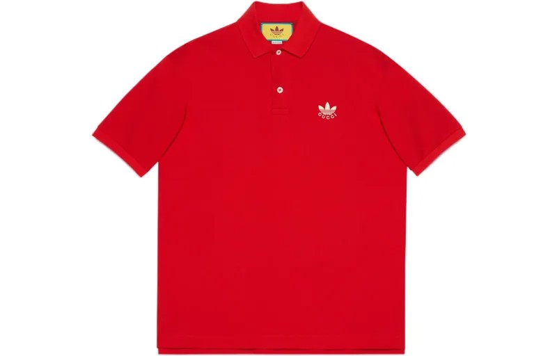 Рубашка поло Adidas Originals X ADIDAS унисекс красная Gucci, красный