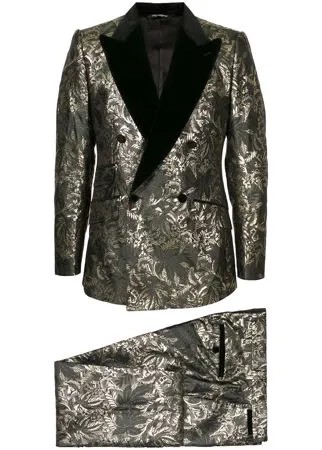Dolce & Gabbana вечерний костюм с двубортным пиджаком