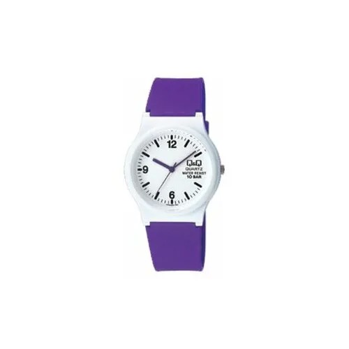 Наручные часы Q&Q VP46-026, белый, фиолетовый