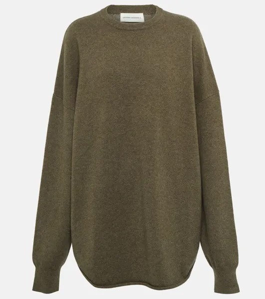 Свитер N°53 Crew Hop из смесового кашемира EXTREME CASHMERE, коричневый