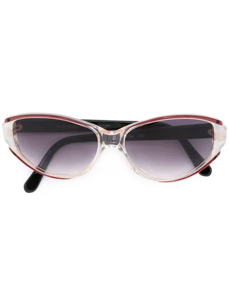 Yves Saint Laurent Pre-Owned солнцезащитные очки в оправе 'кошачий глаз'