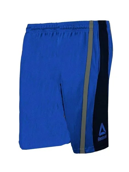 Мужские шорты Reebok для занятий спортом, баскетболом, темно-синего цвета, XL