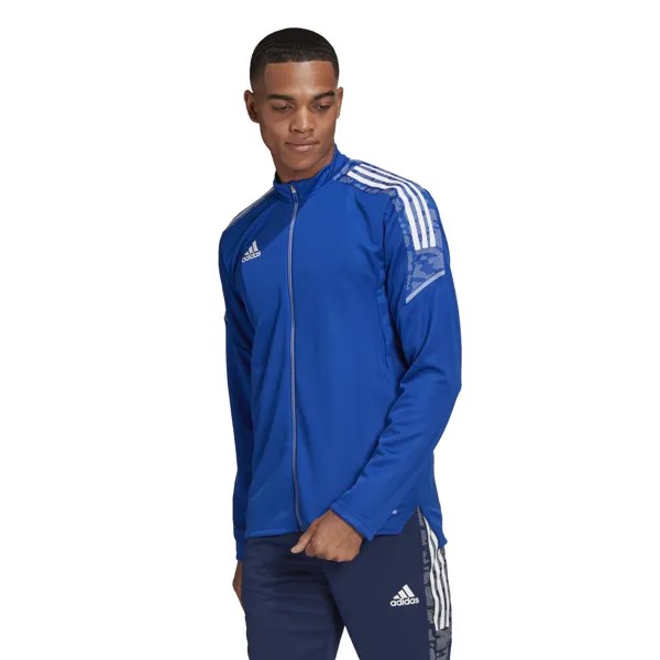 Олимпийка мужская Adidas GH7129 синяя 2XL