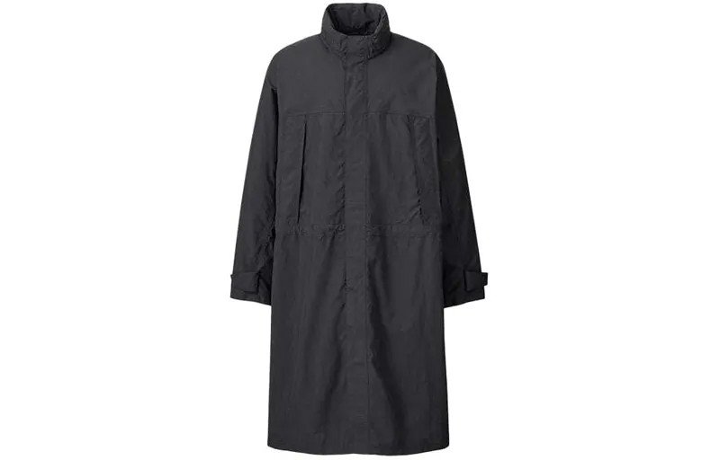 Мужской тренч UNIQLO, цвет Black