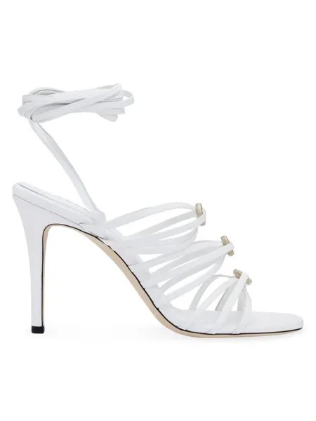 Кожаные сандалии Catena Notte на шнуровке Serena Uziyel, цвет Off White