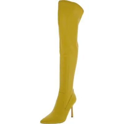 Женские ботфорты выше колена Steve Madden Vanquish Yellow 9 Medium (B,M) BHFO 3070