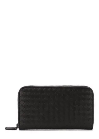 Кожаное портмоне с плетением intrecciato Bottega Veneta