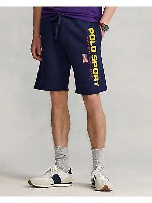 POLO SPORT Мужские флисовые шорты темно-синего цвета с логотипом 3XL Big