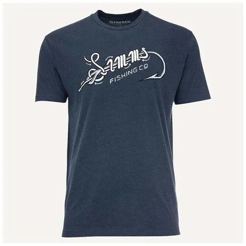 Simms Футболка Special Knot T-Shirt navy heather, Мужской, S активный отдых