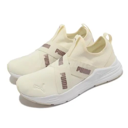 Женские слипоны Puma Wired Run Metallic Pristine Rose Gold Ivory 389281-03