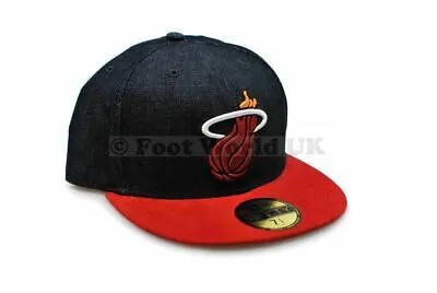 Официальная кепка НБА Maimi Heat с застежкой на спине, летняя шляпа, синие джинсы, темно-бордовые джинсы New ERA