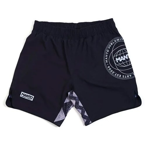 Шорты ММА MANTO fight shorts FRAGMENTS black/gray - Manto - Черный - 46-S