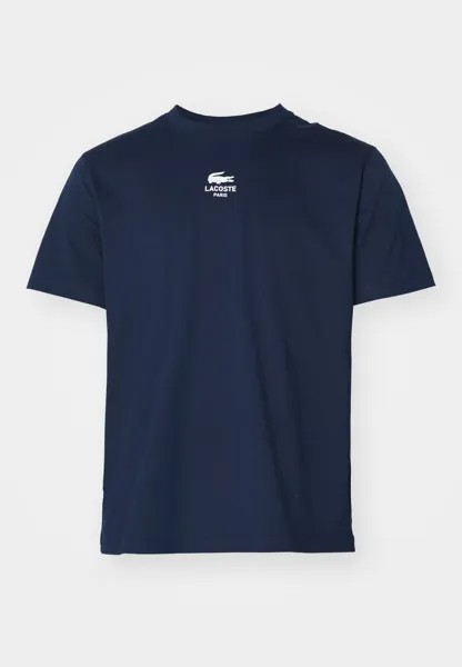 Базовая футболка UNISEX Lacoste, темно-синий